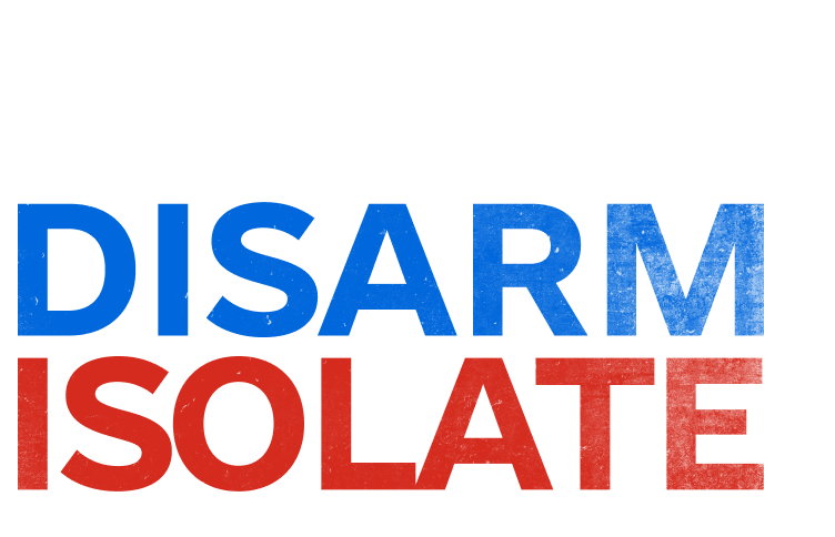 defund disarm isolate